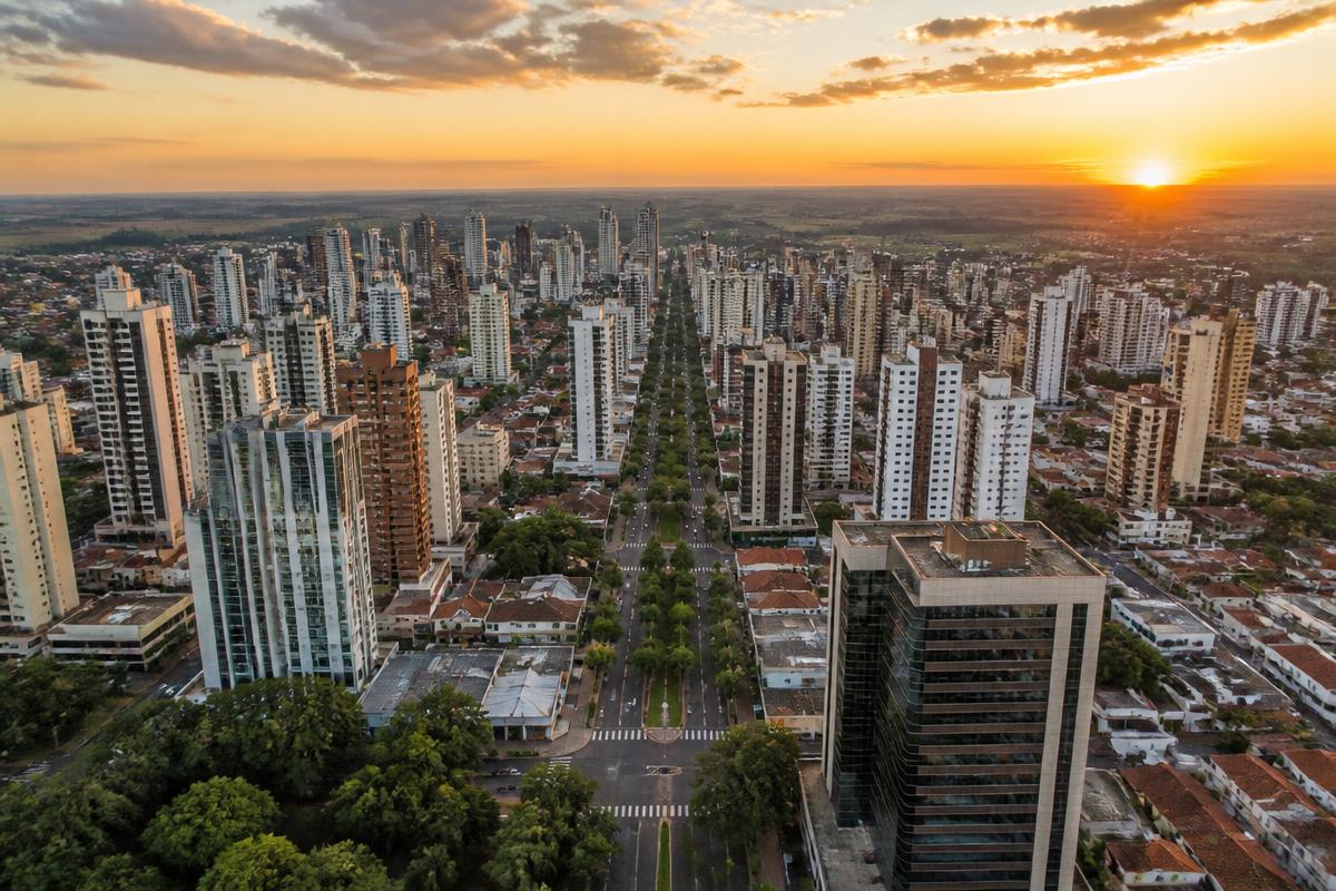 Vista aérea de Londrina, Paraná